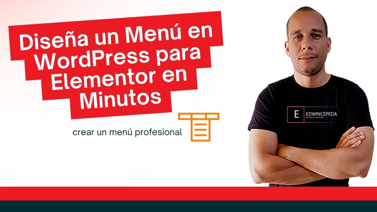 Diseña un Menú en WordPress para Elementor en Minutos