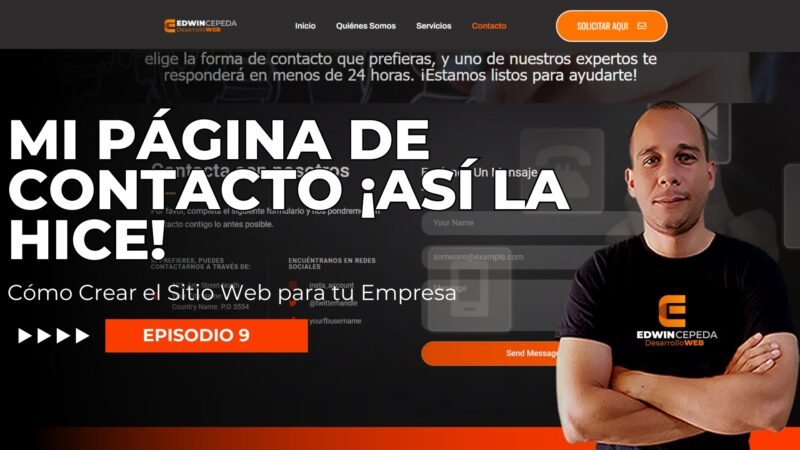 ¡Crea una Página de Contacto que CONVIERTA con Elementor! | Guía Completa 2024